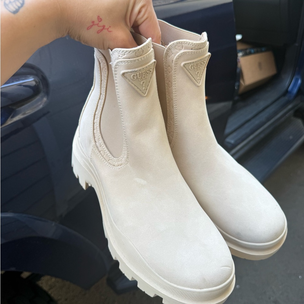 GUESS Women's Beige Boots